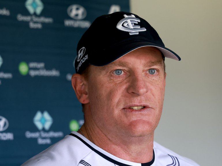 Michael Voss on Wednesday.