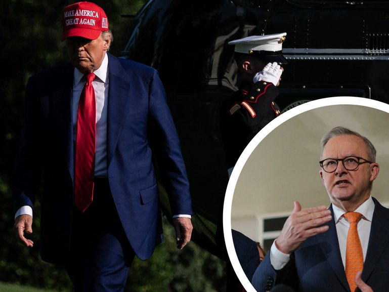 Anthony Albanese says Trump’s ‘f…’ bomb reflects Australia’s ceasefire desire.