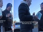 Aussie dad's reaction to cooking oil prank goes viral.