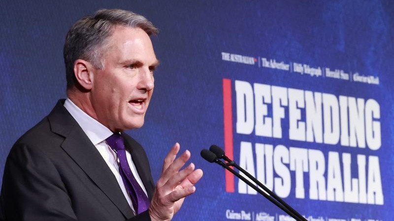 Defence Minister Richard Marles is yet to secure a meeting with Donald Trump at the NATO summit. (Hilary Wardaugh/AAP PHOTOS)
