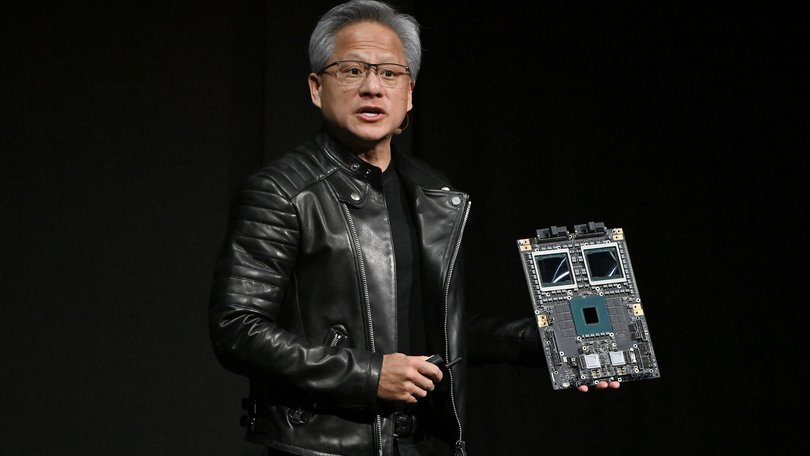 Jensen Huang, co-founder and chief executive officer of Nvidia Corp.