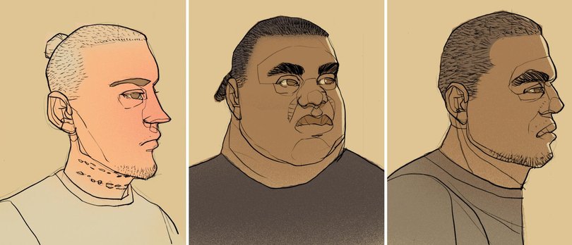 Trent Michael Thrupp, Stou Daniels and Davy Malu Junior Taiao have been sentenced to life behind bars for the second time over the brutal 2016 murders of Cory Breton and Iuliana Triscaru.