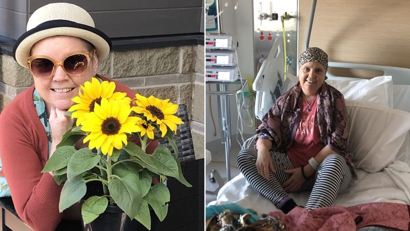 Shelley Garvey had to relocate to Adelaide for her treatment with the help of the Leukaemia Foundation.