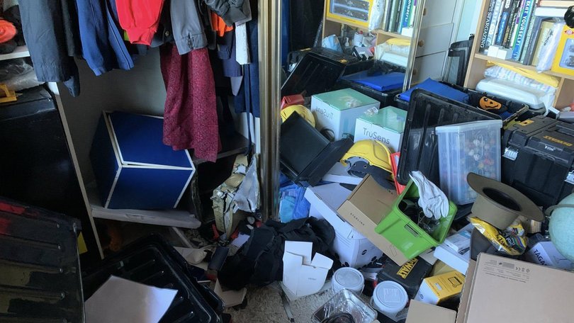 Images from inside the home show it was ransacked. Picture: Facebook