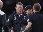 Carlton coach Michael Voss cut a worried figure during his side's horror loss to Port Adelaide. 