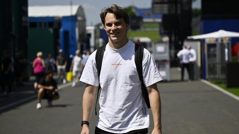 Oscar Piastri at the Spielberg race track where he hopes to extend his F1 world championship lead. (AP PHOTO)