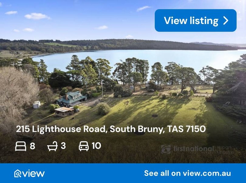 History abounds in this Bruny Island home.