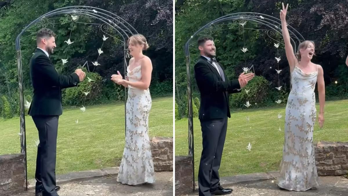 Rock, Paper, Scissors Decides Surname at Aussie Wedding – and the Video's Gone Viral!