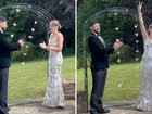 A British couple has gone viral for the bizarre way they decided whose surname to take at their wedding.