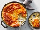  Loaded with the season’s finest offerings, this pie comes together in one frying pan and manages to be hearty yet light. Food stylist: Monica Pierini. 