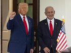 Donald Trump has again taken to social media in defence of Israeli leader Benjamin Netanyahu. (AP PHOTO)