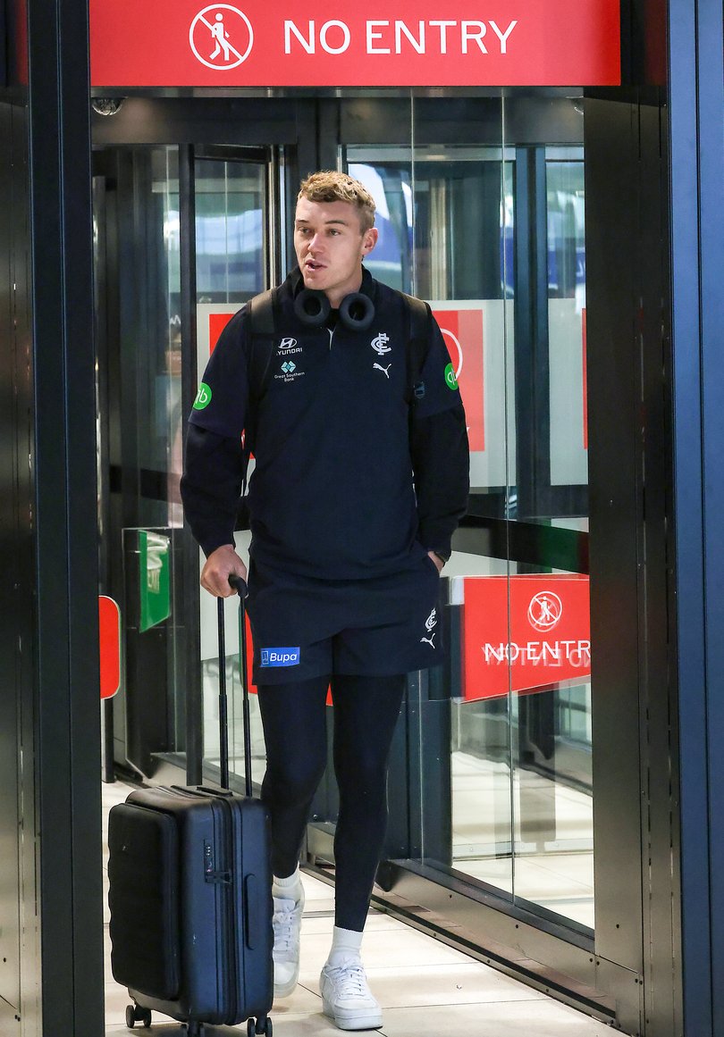 Patrick Cripps returns home after another away loss.