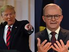 They're yet to meet but Anthony Albanese can't seem to escape Donald Trump's presence. (Mick Tsikas/AAP PHOTOS)