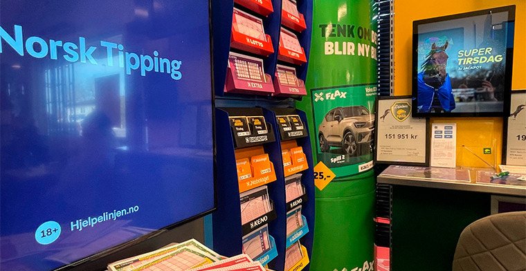 Norsk Tipping is the main lottery company in the country, and is owned by the Norwegian government.