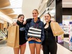 Chloe Lennon, Eolise Sheldrick, Issy Renough (all 15) took advantage of the end of financial year sales.