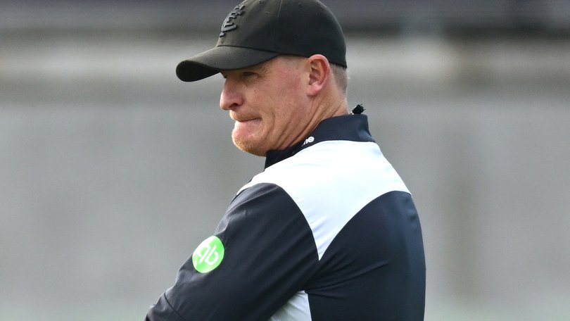 Michael Voss at training on Monday.