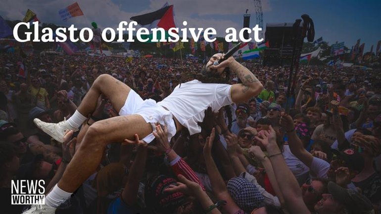 Worldwide outrage over Bob Vylan's anti-Semitic chant.