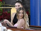 Sydney Sweeney leaves a hotel in Venice, Italy, on day two of Amazon founder Jeff Bezos' wedding celebrations. 