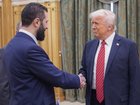 Syria's President Ahmed al-Sharaa and Donald Trump discussed lifting US sanctions in May. (AP PHOTO)