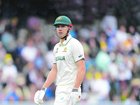 Australia's Cameron Green walks off the field after losing his wicket during the World Test Championship final.