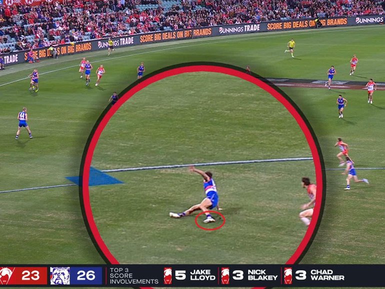 The SCG playing surface has come under scrutiny as players slipped at one particular end of the ground.