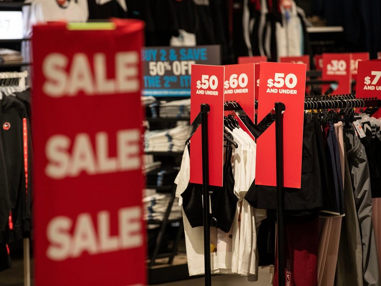The only industries to post rises were clothing, footwear and personal accessory retailing.