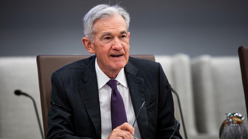 Jerome Powell, chairman of the US Federal Reserve, during the Federal Reserve Board open meeting in Washington.