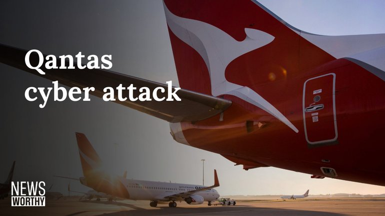 Qantas plane.