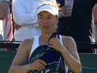 Yulia Putintseva was emotional throughout the 6-0 6-0 defeat.