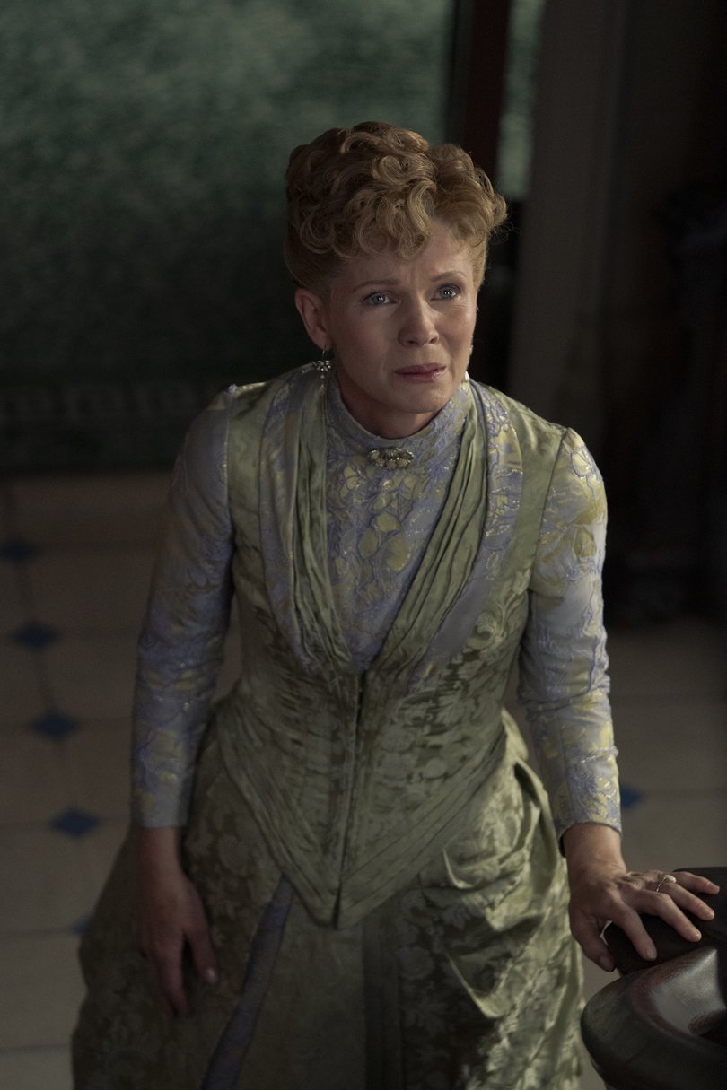 Kelli O'Hara as Aurora Fane in The Gilded Age.