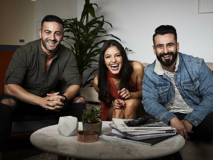Gogglebox's Jad, Sarah Marie and Matty.