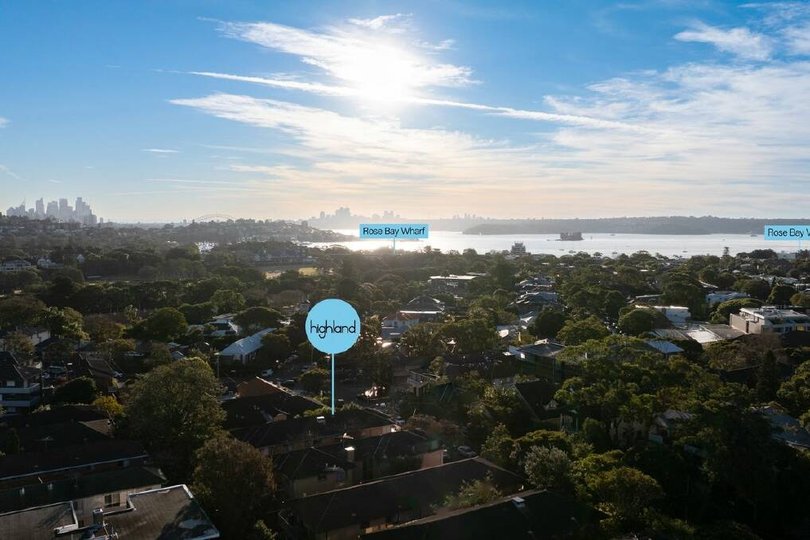 An aerial view of the property.