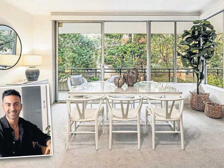 Gogglebox star Jad Nehmetallah has listed his Rose Bay unit with a $1.6 million auction guide.
