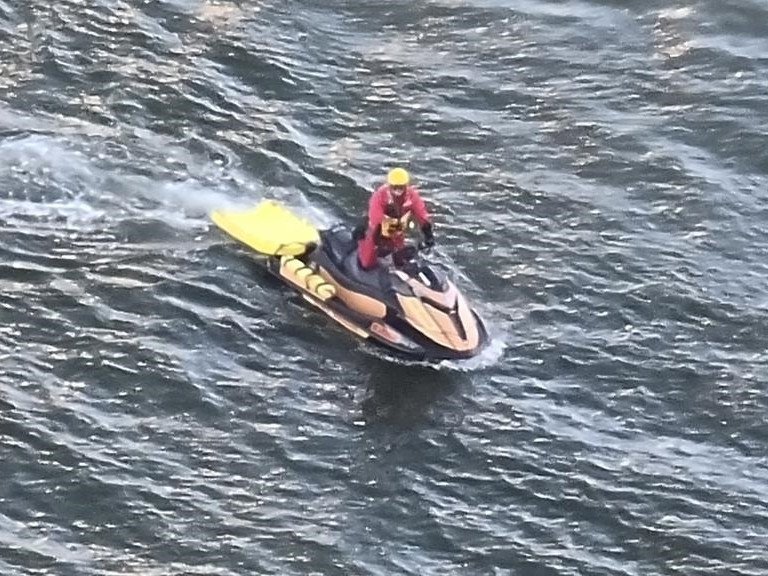 A desperate search is underwqy for a man in the Gold Coast waterways.