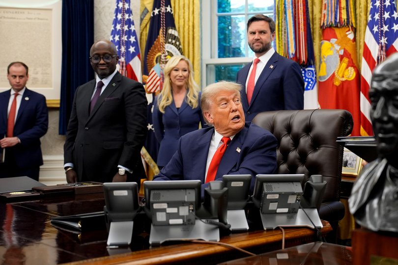 Donald Trump and JD Vance are at loggerheads with the Democrats over the tax and spending bill.