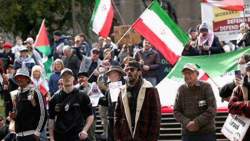 New laws for moving on protests at places of worship have been described as 'emboldening police'. (Rob Prezioso/AAP PHOTOS)