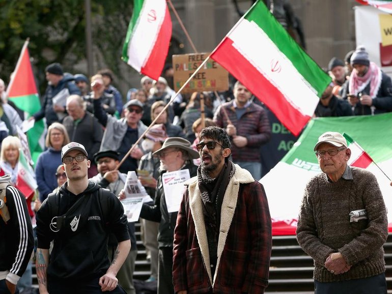 New laws for moving on protests at places of worship have been described as 'emboldening police'. (Rob Prezioso/AAP PHOTOS)