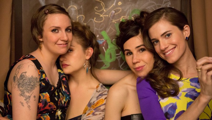 Girls, Season 3
From left: Lena Dunham (Hannah); Jemima Kirke (Jessa); Zosia Mamet as (Shoshanna) and Allison Williams (Marnie)