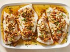 Fish almondine, a nutty variation on a French classic, sole meuniere.