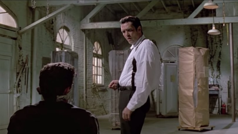 The infamous violent scene from Reservoir Dogs.