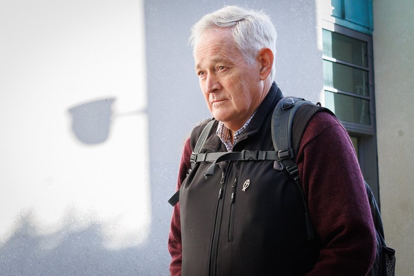 Survivor Ian Wilkinson arrives at court.
