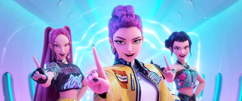 KPop Demon Hunters’s girl group, Huntr/x.