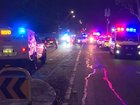 The female police officer was knocked unconscious.