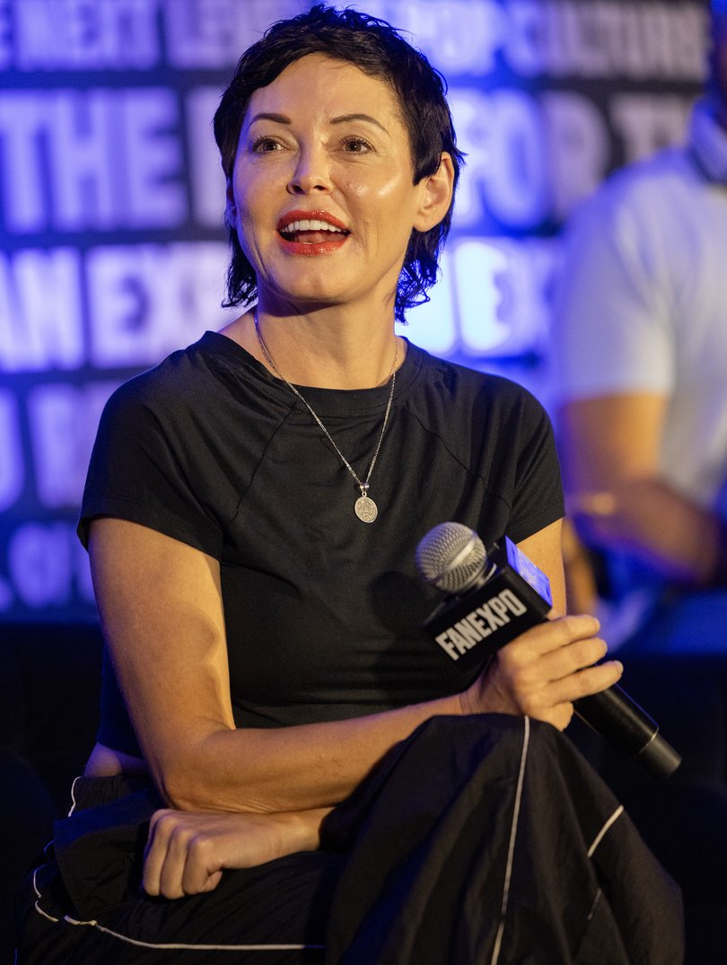 Actress Rose McGowan shared a tribute to McMahon, whom she starred with on Charmed.
