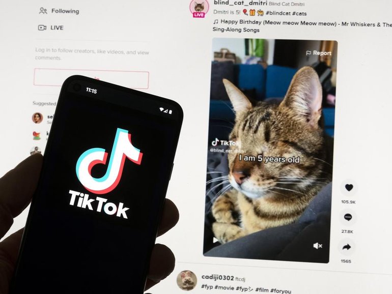 A TikTok deal between the US and China might be struck next week, Donald Trump says. (AP PHOTO)