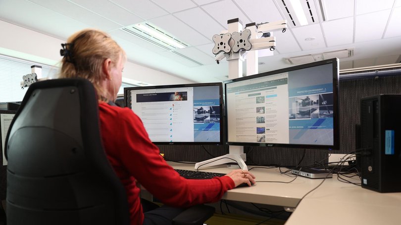 The Australian Cyber Security Centre responded to over 1100 cyber security incidents and 36,700 hotline calls in 2023–24, a 12 per cent jump on the previous year. Picture: NewsWire / Gary Ramage