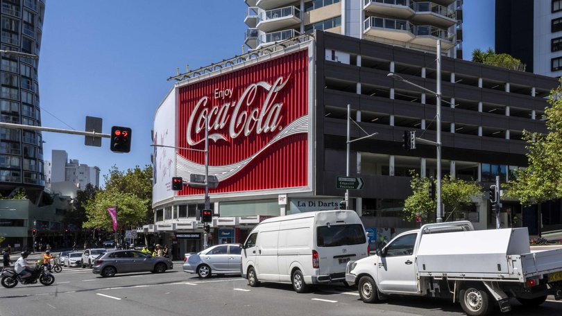 A pedestrian was struck by a police vehicle early on Saturday morning in Darlinghurst. Picture: NewsWire / Monique Harmer