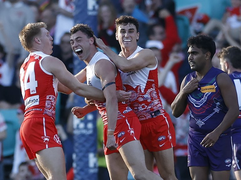 The Swans claimed a tense victory.