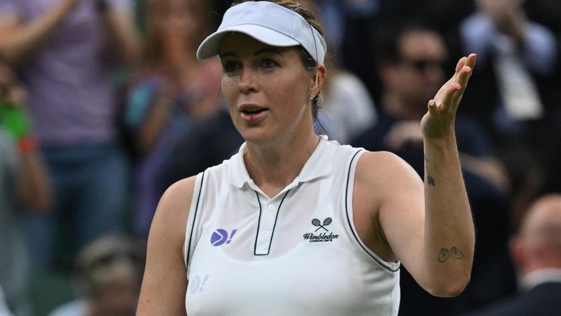 Russia's Anastasia Pavlyuchenkova was angered by Wimbledon's automated line-calling system. (EPA PHOTO)