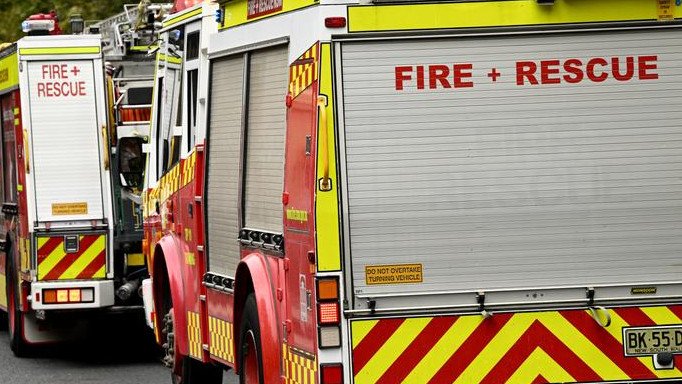 A man was rushed to hospital with serious injuries.